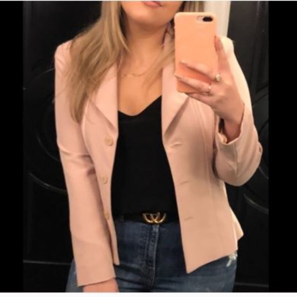 Neiman Marcus Blush Blazer - Picture 1 of 16